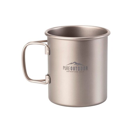 Monoprice Pure Outdoor Titanium 450ml Single Wall Cup 38126